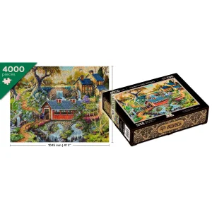 Wooden Puzzle 4000 Countryside Bridges 13