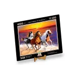 Wooden Puzzle 4000 Wild Horses On The Beach 5