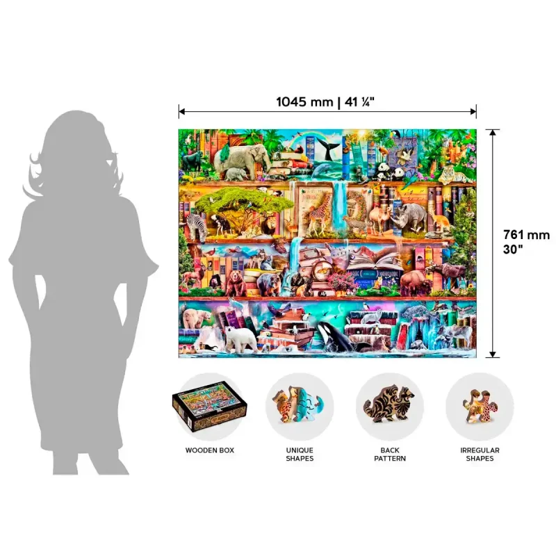 Wooden Puzzle 4000 The Amazing Animal Kingdom 15