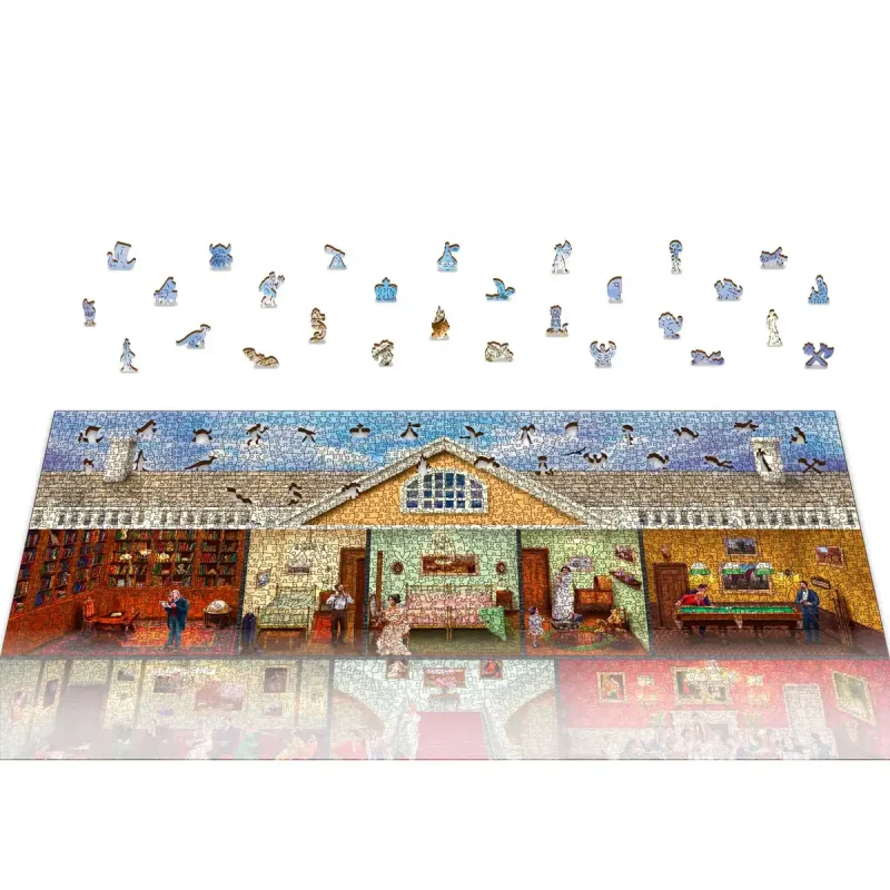 Wooden Puzzle 4000 Victorian Mansion 8