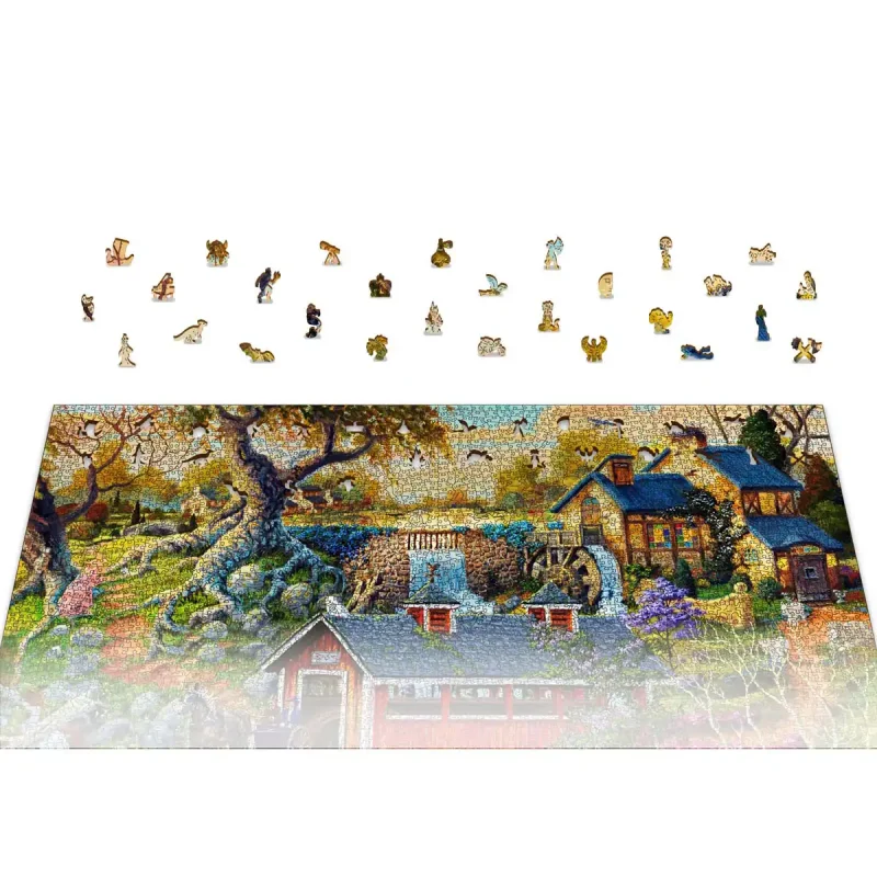 Wooden Puzzle 4000 Countryside Bridges 7