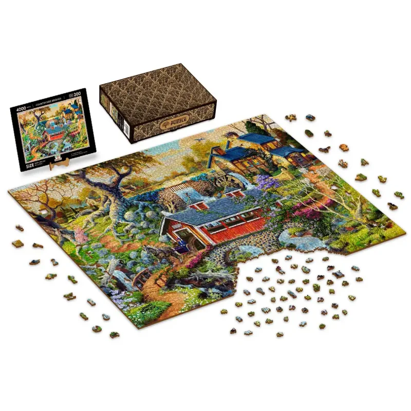 Wooden Puzzle 4000 Countryside Bridges 6