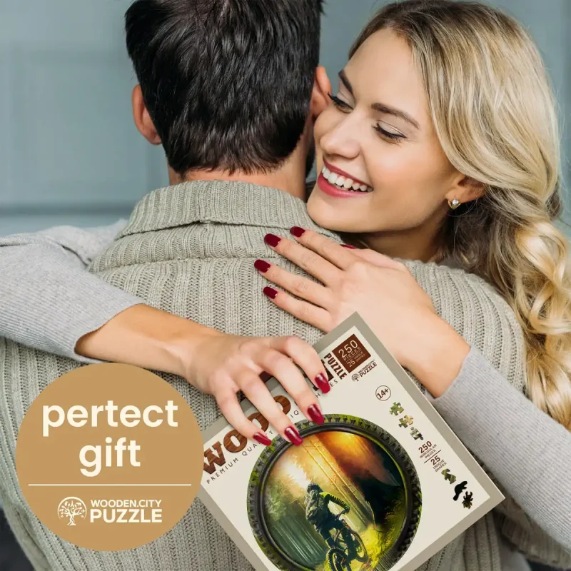 Wooden Puzzle 250 Bike In The Woods 2