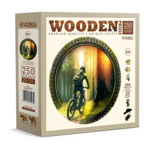 Wooden Puzzle 250 Bike In The Woods 1