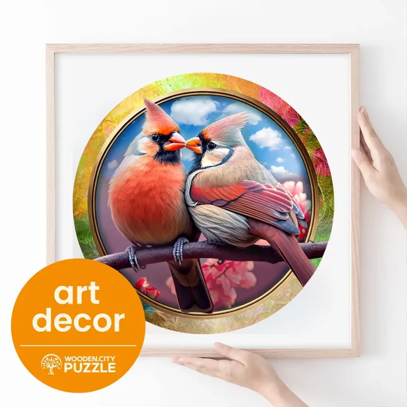 Wooden Puzzle 250 Birds In Love 5