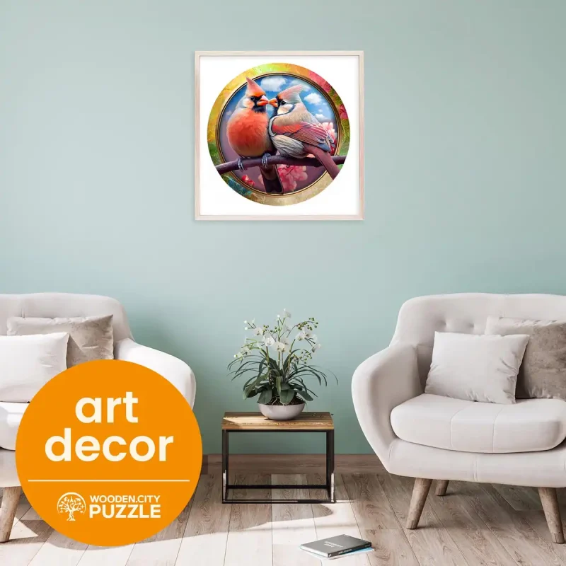 Wooden Puzzle 250 Birds In Love 4