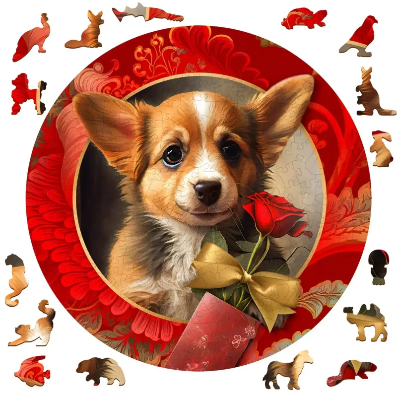 Wooden Puzzle 250 Gift And Dog 3
