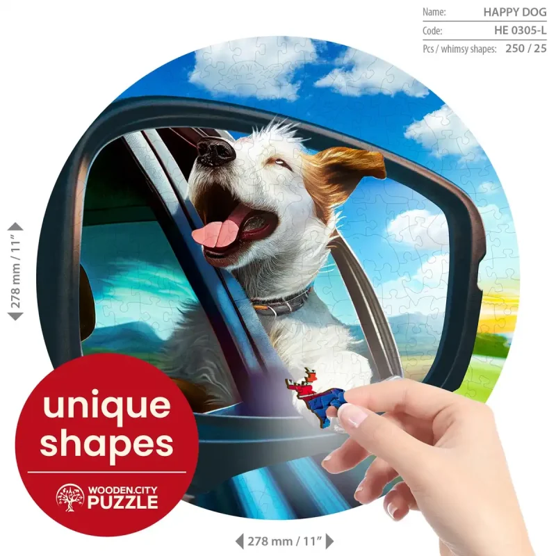 Wooden Puzzle 250 Happy Dog 8