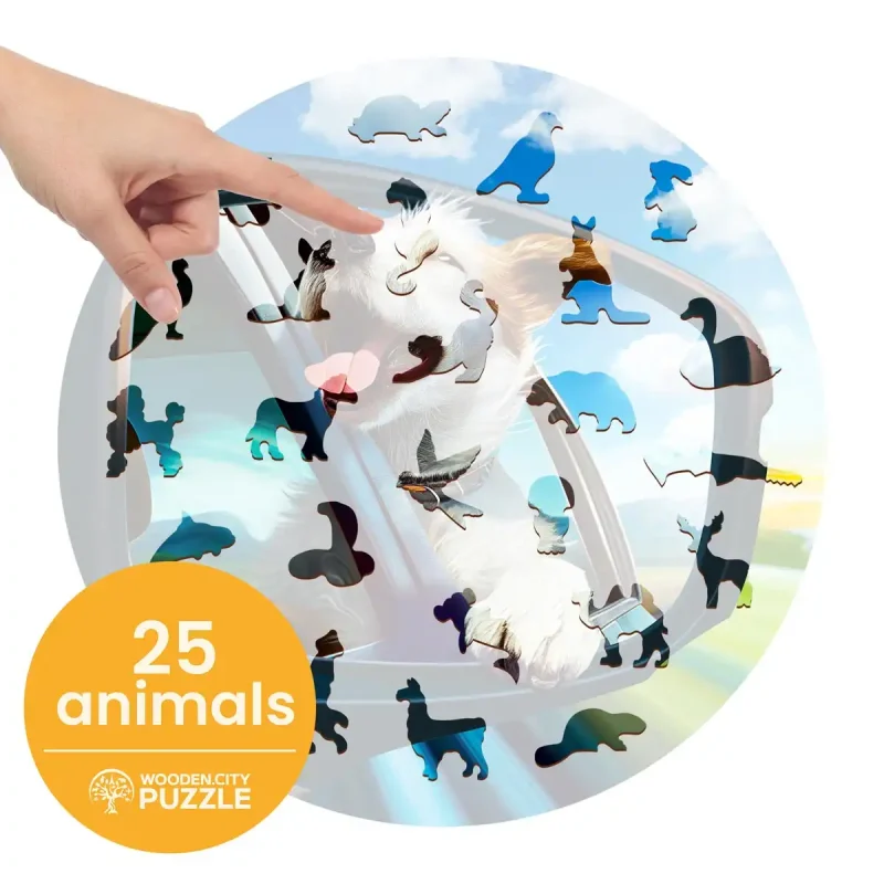 Wooden Puzzle 250 Happy Dog 6
