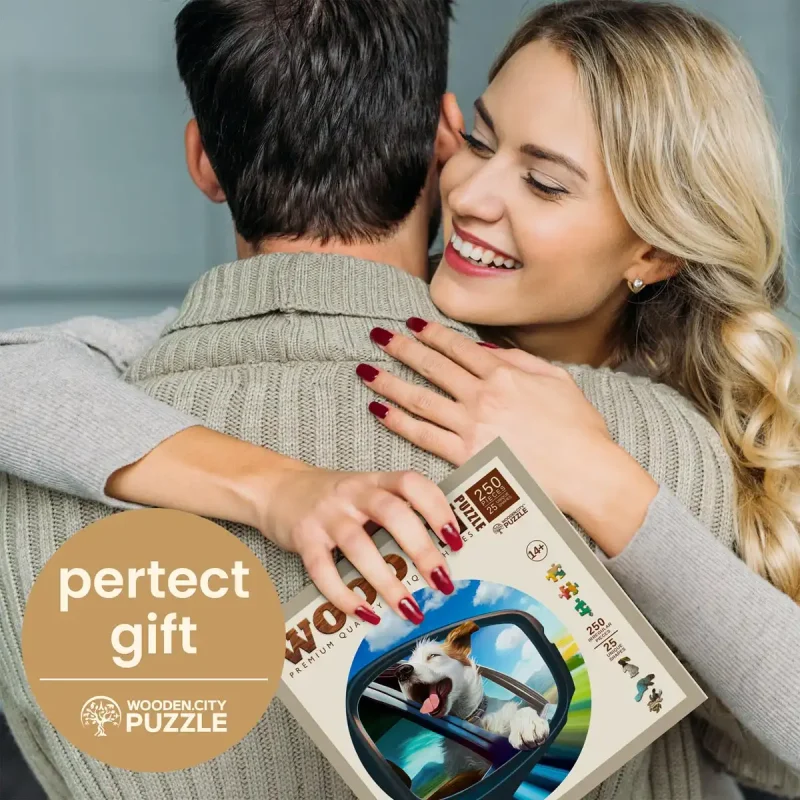 Wooden Puzzle 250 Happy Dog 2