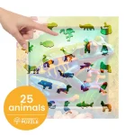 Wooden Puzzle 250 Colorful Frog 6