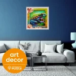 Wooden Puzzle 250 Colorful Frog 4