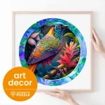 Wooden Puzzle 500 Colorful Bird 5