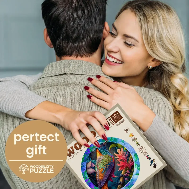 Wooden Puzzle 500 Colorful Bird 2