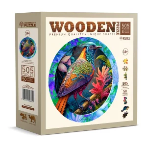 Wooden Puzzle 500 Colorful Bird 1
