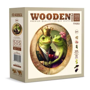 Wooden Puzzle 500 Love And Frogs 1