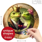 Wooden Puzzle 500 Love And Frogs 8