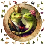 Wooden Puzzle 500 Love And Frogs 3