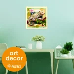 Wooden Puzzle 500 Chameleon And Flowers 4