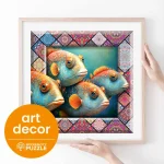 Wooden Puzzle 500 Tropical Fish 3