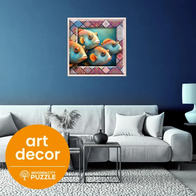 Wooden Puzzle 500 Tropical Fish 4