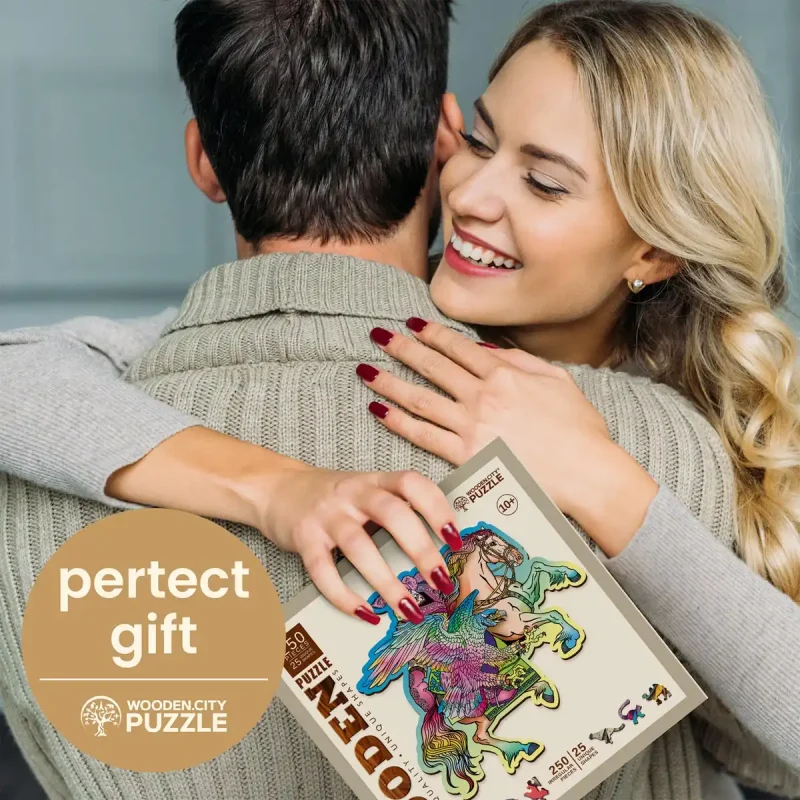 Wooden Puzzle 250 Horse & Eagle 1