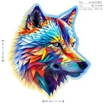 Wooden Puzzle 250 Classy Wolf 6