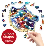 Wooden Puzzle 250 Classy Wolf 4