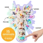 Wooden Puzzle 150 Natty Giraffe 5