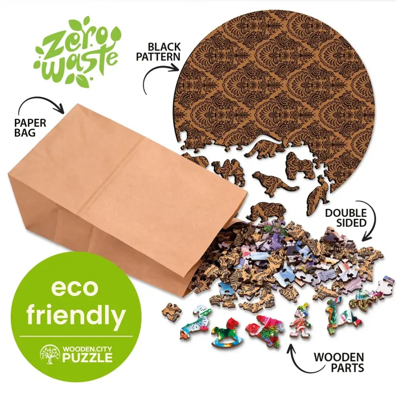 Wooden Puzzle 150 Natty Giraffe 3