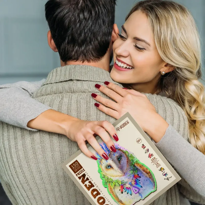 Wooden Puzzle 150 Dapper Owl 1