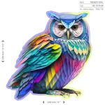 Wooden Puzzle 150 Trendy Owl 7