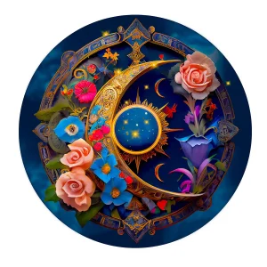 Wooden Puzzle 500 Flower Moon 8