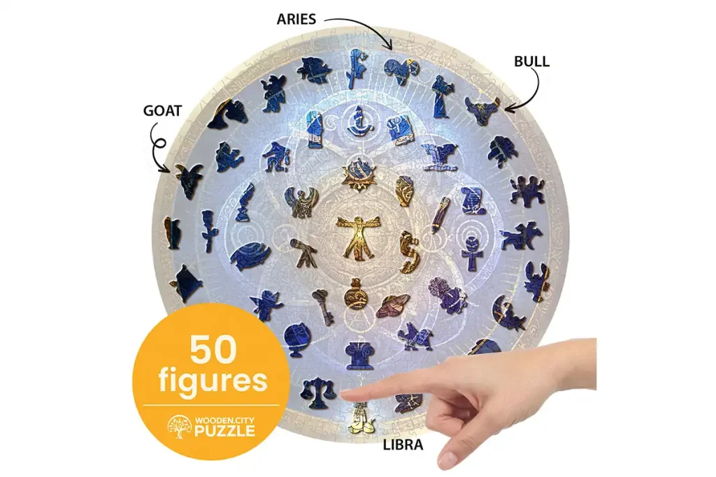Puzzle Drewniane 250 Blue Zodiac Opis 3