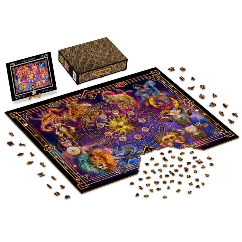 Wooden Puzzle 4000 Zodiac Montage 7