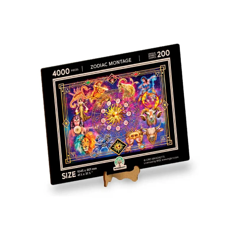 Wooden Puzzle 4000 Zodiac Montage 5