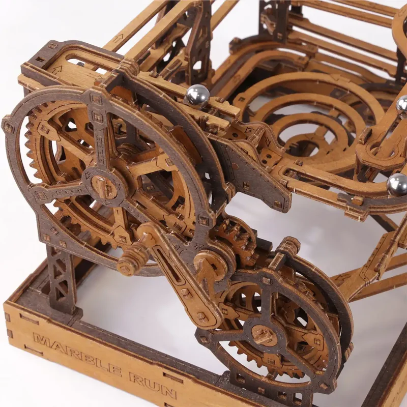 3D Wooden Puzzle - Marble Run 12