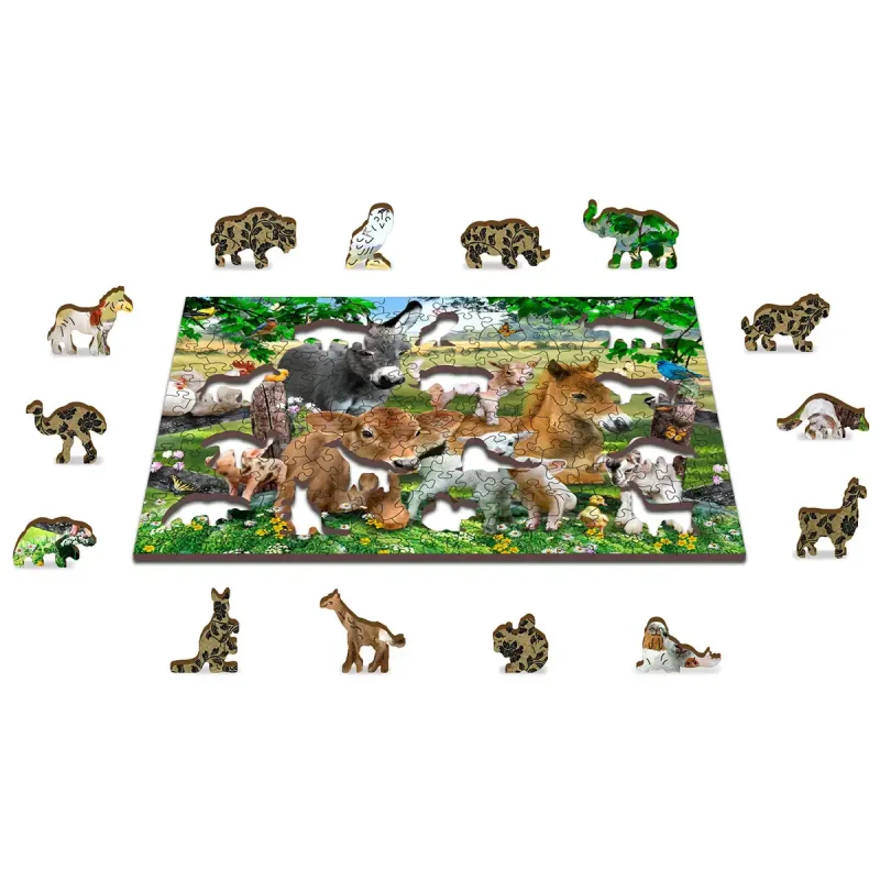 Wooden Puzzle 200 Farm Kindergarten 7