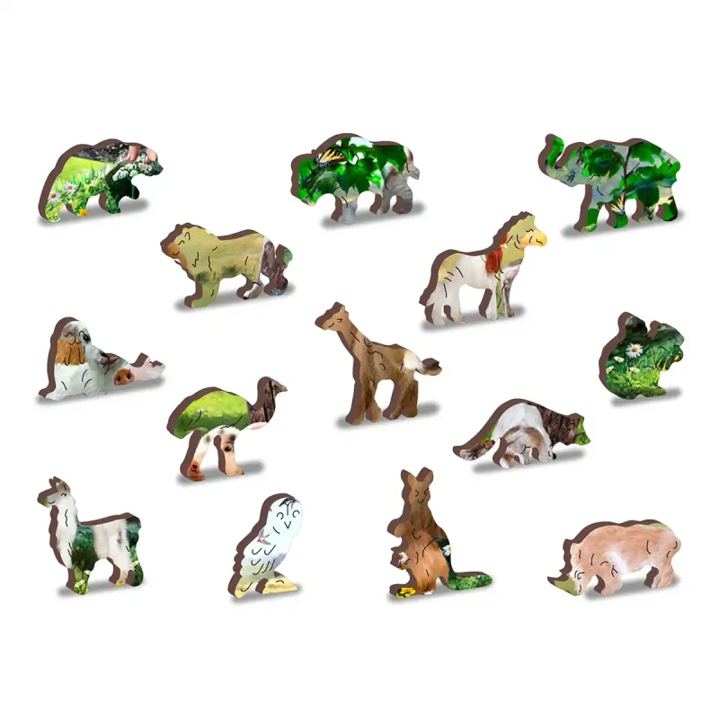 Wooden Puzzle 200 Farm Kindergarten 5