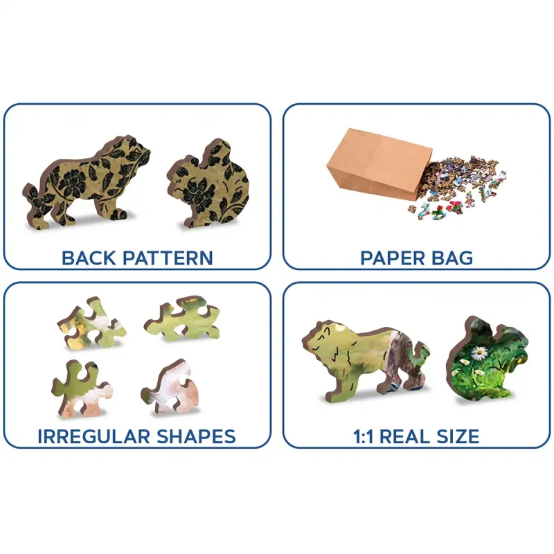 Wooden Puzzle 200 Farm Kindergarten 4