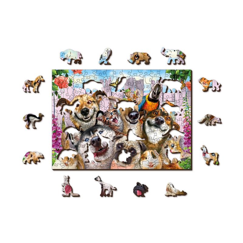 Wooden Puzzle 200 Crazy Pets 2