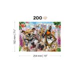 Wooden Puzzle 200 Crazy Pets 1