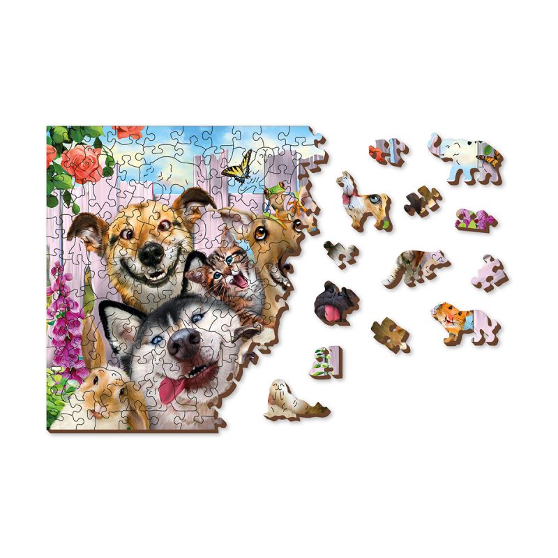 Wooden Puzzle 200 Crazy Pets 8