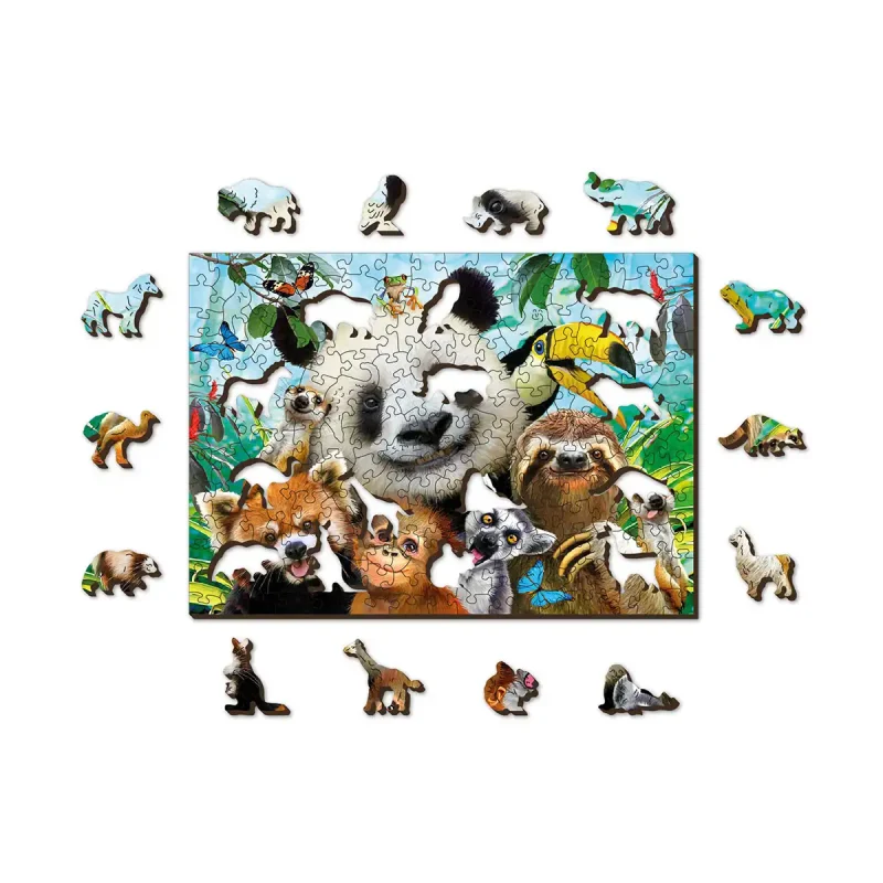 Wooden Puzzle 200 Welcome To The Jungle 9