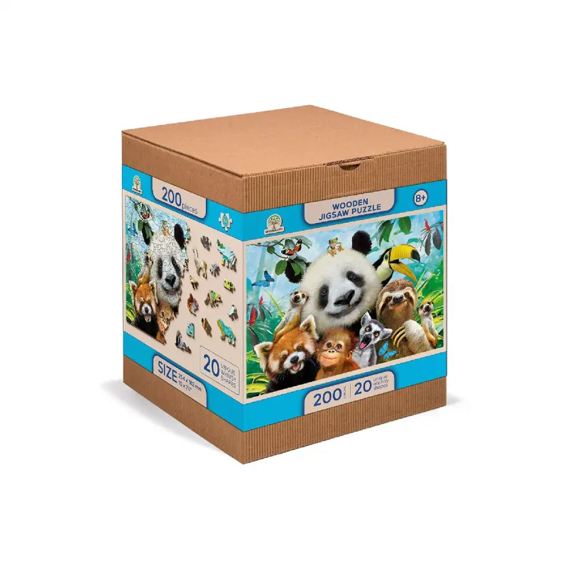 Wooden Puzzle 200 Welcome To The Jungle 3