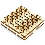 Wooden Puzzle 3D Game Checkers 7