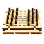Wooden Puzzle 3D Game Checkers 2