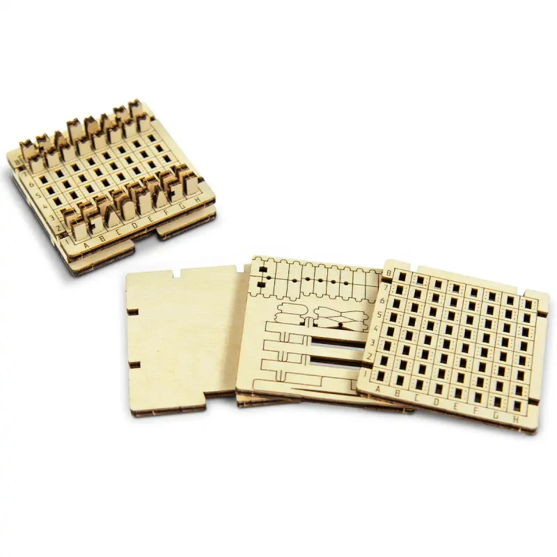 Wooden Puzzle 3D Game Brain Teasers IQ Fifteen Puzzle 2