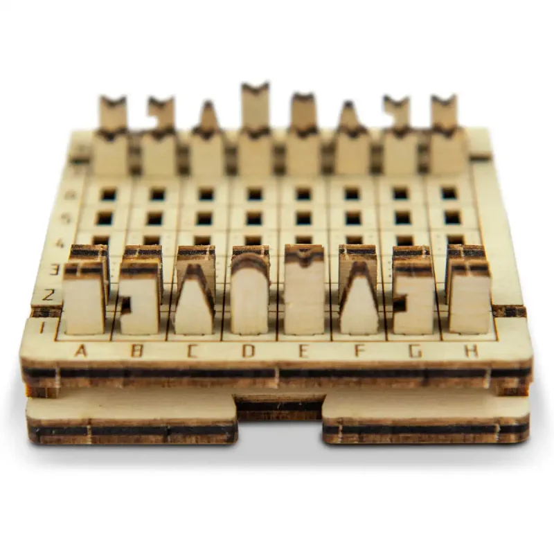 Wooden Puzzle 3D Game Brain Teasers IQ Fifteen Puzzle 8