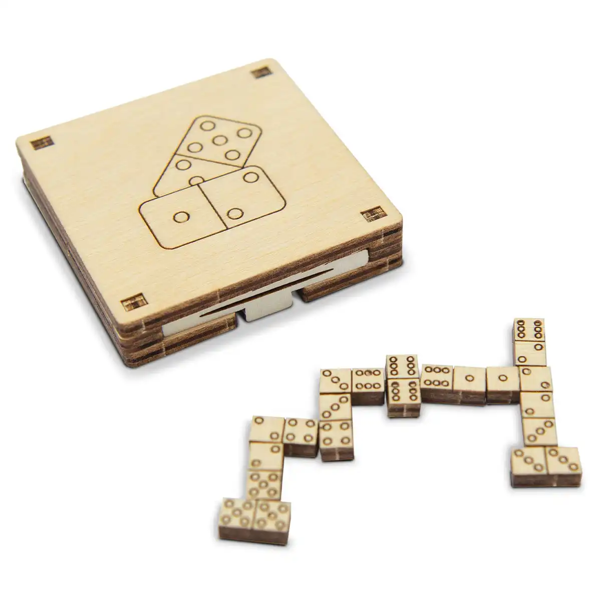 Puzzle 3D Drewniane Domino Wooden City